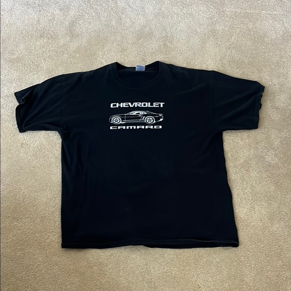 Gildan Black Short Sleeve Tee with Chevrolet Graphic